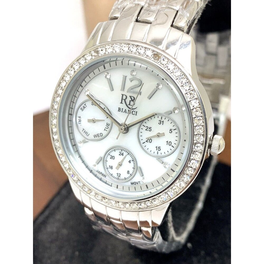 Roberto Bianci Women's Watch RB0840 Valentini Quartz Mother of Pearl Dial Gemmed